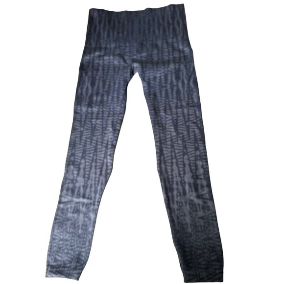 SPANX Look At Me Now Seamless Ankle Leggings Women Sz XL Indigo Tribal Shapewear - Picture 4 of 9